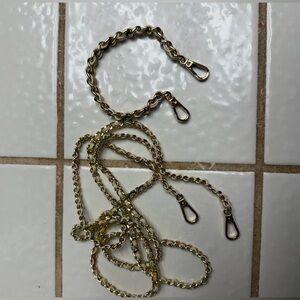 Bandolier Ceci Ivory Floral Strap and Wristlet Only